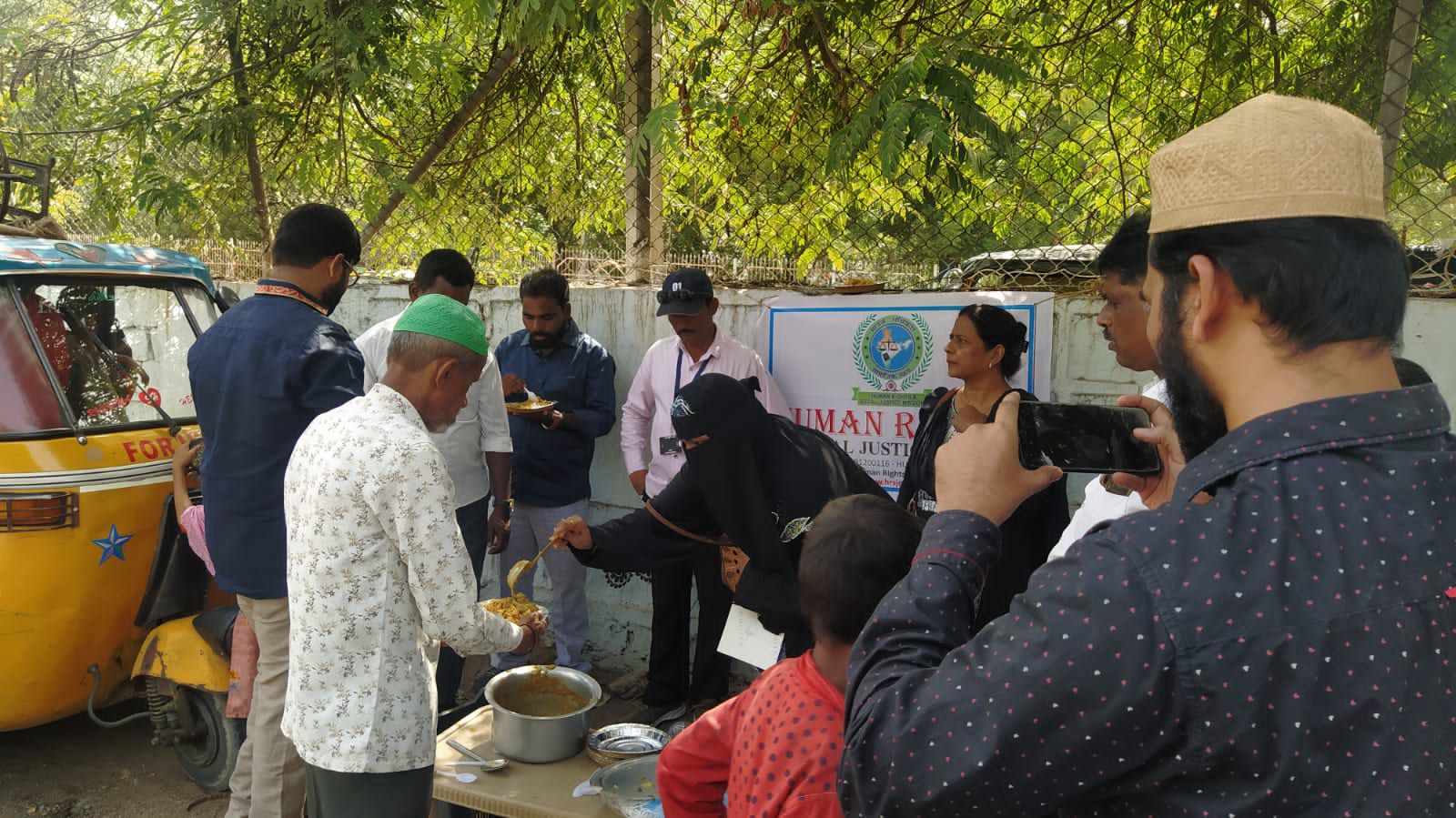 Hyderabad District Unit Food & Mask Distribution On 22nd of May – 2022