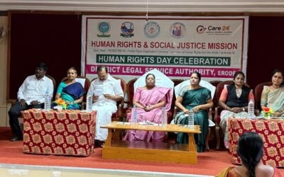 World Human Rights Day Observed in Erode with Multi-Institutional Awareness Programs